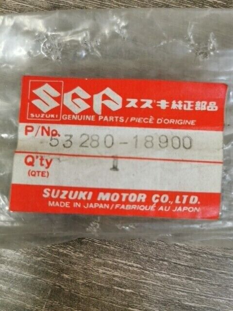 NOS SUZUKI LT125 1983 - 1987 LT185 LTF230 PLATE FRONT FENDER 53280-18900 S48