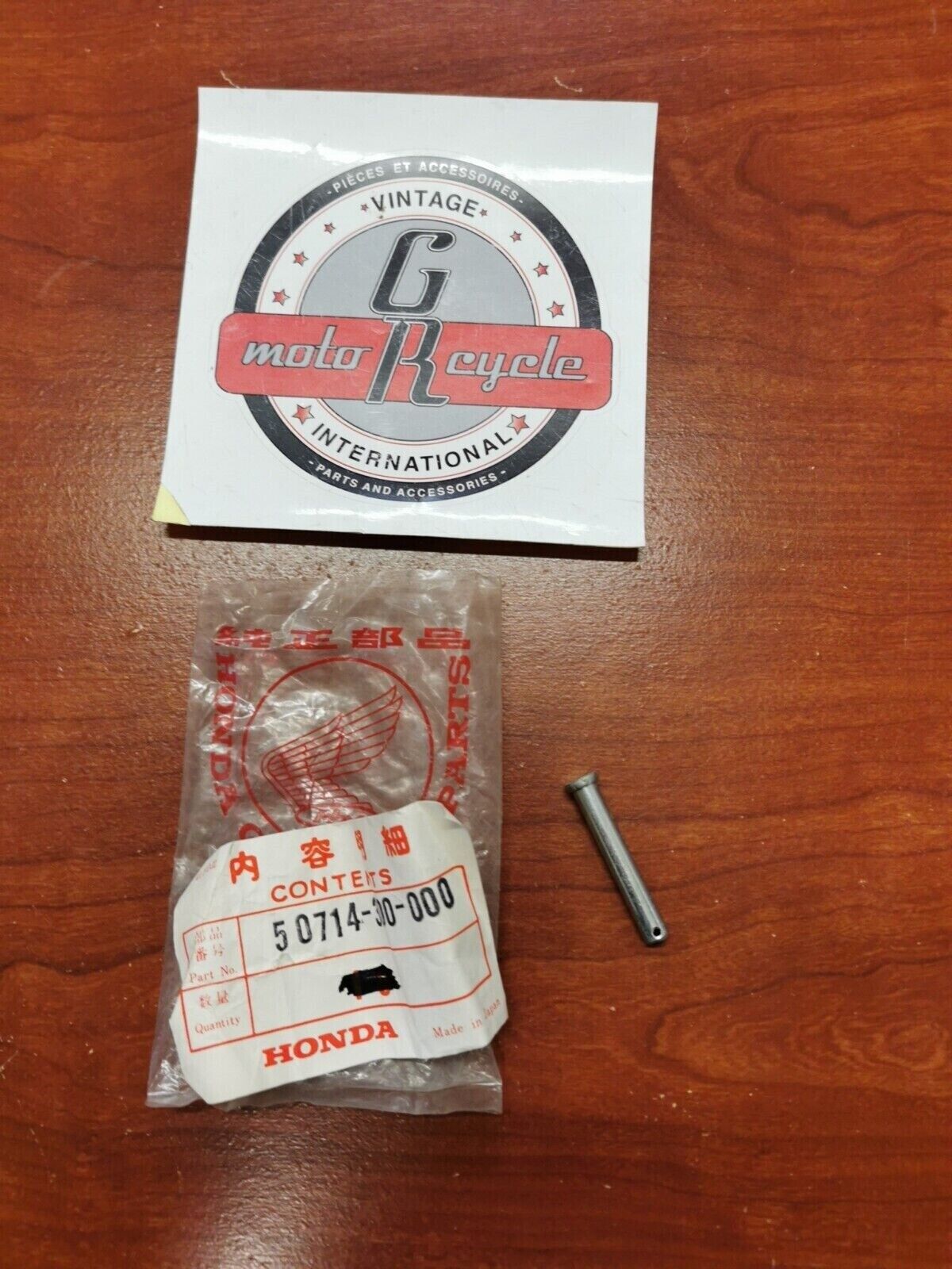 NOS Honda CB450 CB750 PIN C, PILLION FOOTPEG 50714-300-000 H33