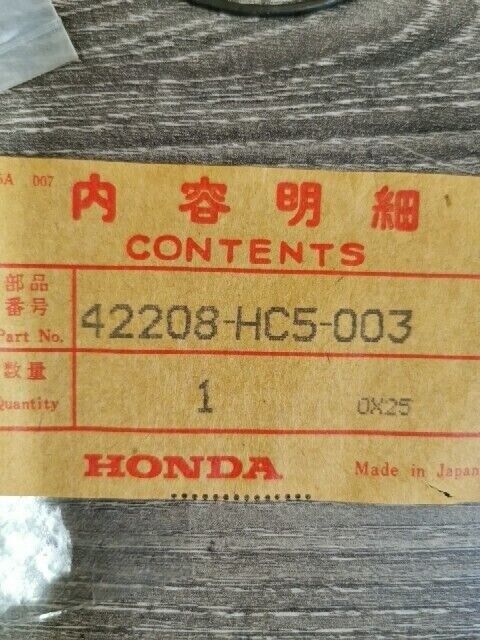 NEW NOS HONDA ATV TRX300FW FOURTRAX RING  SNAP 42208-HC5-003 H102