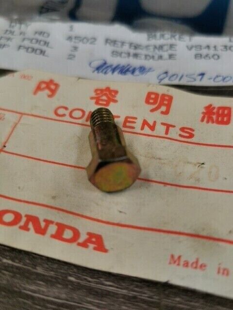 NOS HONDA C100 C102 C105 C50 1969 BOLT RELAY 90157-001-000  H77