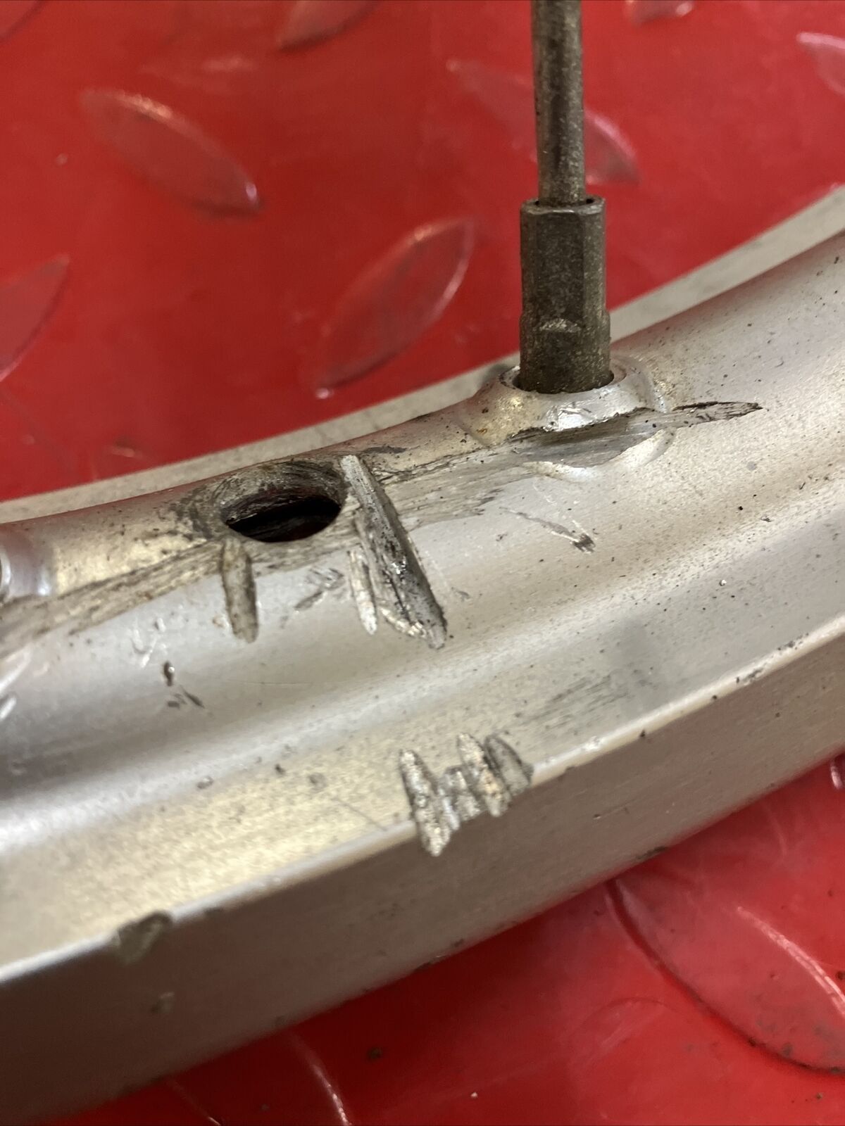 Honda CR80R 1990 front wheel hub rim 1986 1987 1988 1989 1991