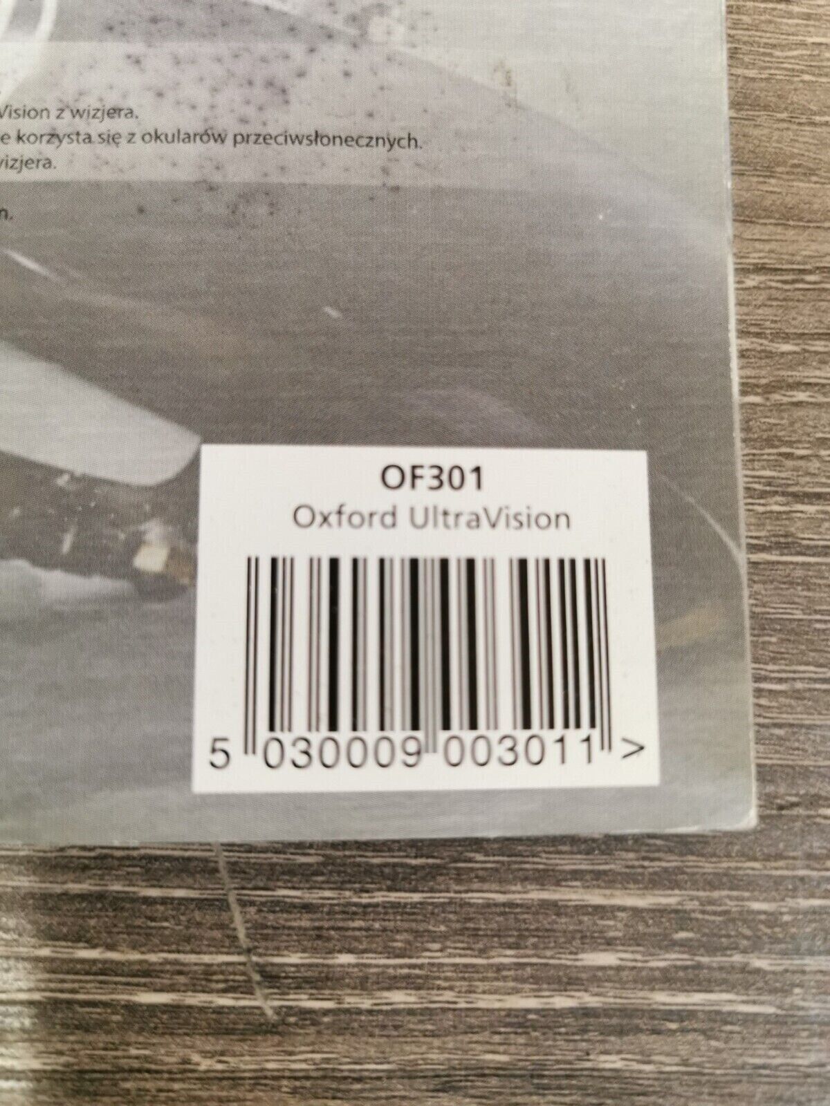 NOS OXFORD ULTRA VISION TINTED Shield Lens Insert UNIVERSAL FIT OF301 J48