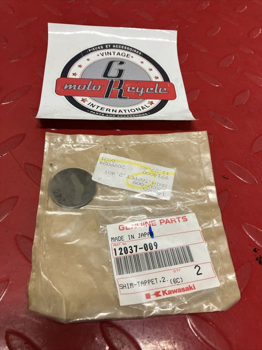 NOS KAWASAKI SHIM TAPPET T=2.40 12037-009 K14