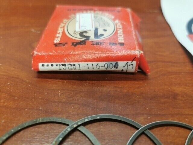 NOS Honda C70 XR75 PISTON RING SET 0.75 13041-116-004 SUB 13041-098-772 H78