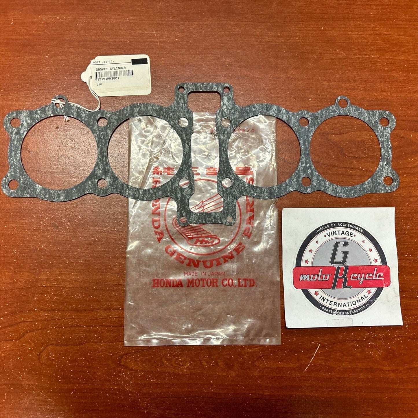 NOS Honda 2007 2008 CB750F CYLINDER GASKET 12191-MW3-601 SUB 12191-MW3-602 H147