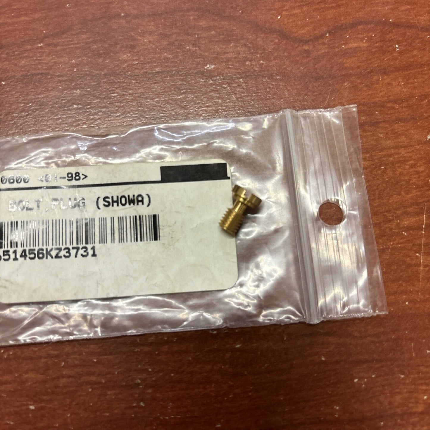 NOS Honda CR125R CR250R CR500R CR80R CR85R PLUG BOLT 51456-KZ3-731 H150