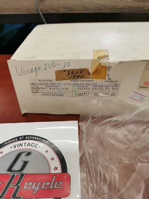 NOS Yamaha 1983 XV500K AIR CLEANER ELEMENT 22U-14450-00-00 Y101