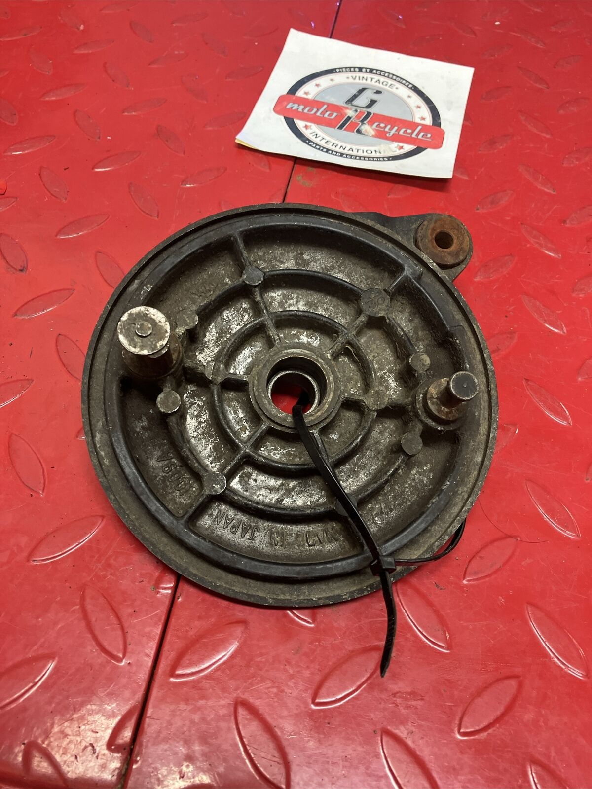 Kawasaki KX125 1980 rear brake panel plate drum KDX175