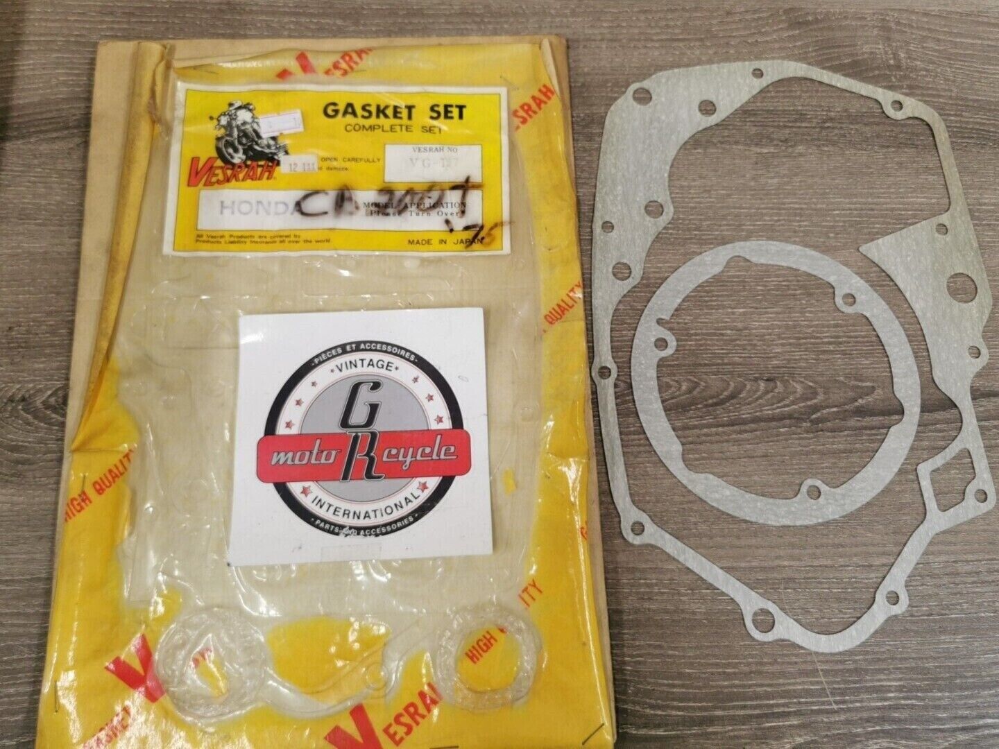 NOS VESRAH HONDA CB200 CB200T INCOMPLETE GASKET KIT VG-137 J46
