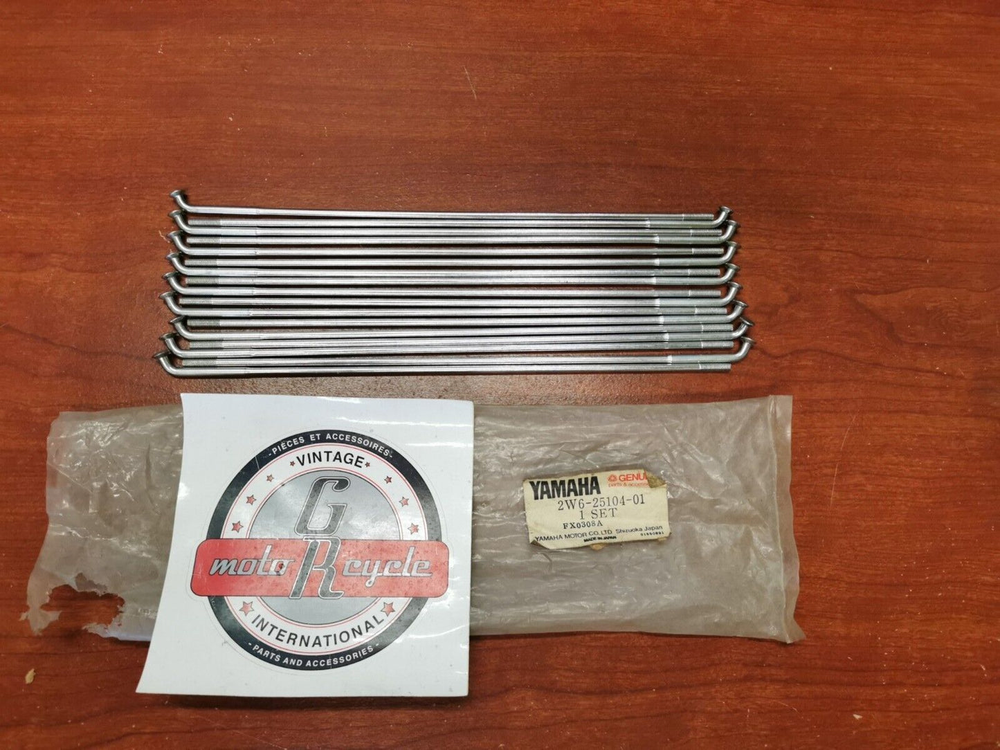 NOS Yamaha FRONT SPOKE SET INCOMPLETE 2W6-25104-01-00 SUB. 2W6-25104-02-00 Y88
