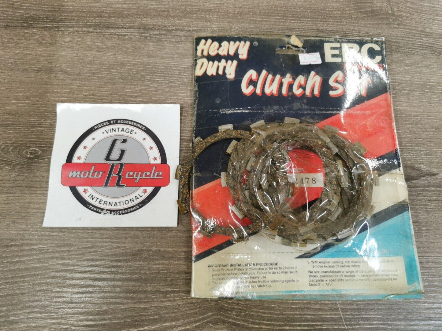 NOS EBC KAWASAKI KX80 KX100 CLUTCH SET CK 4478 J25