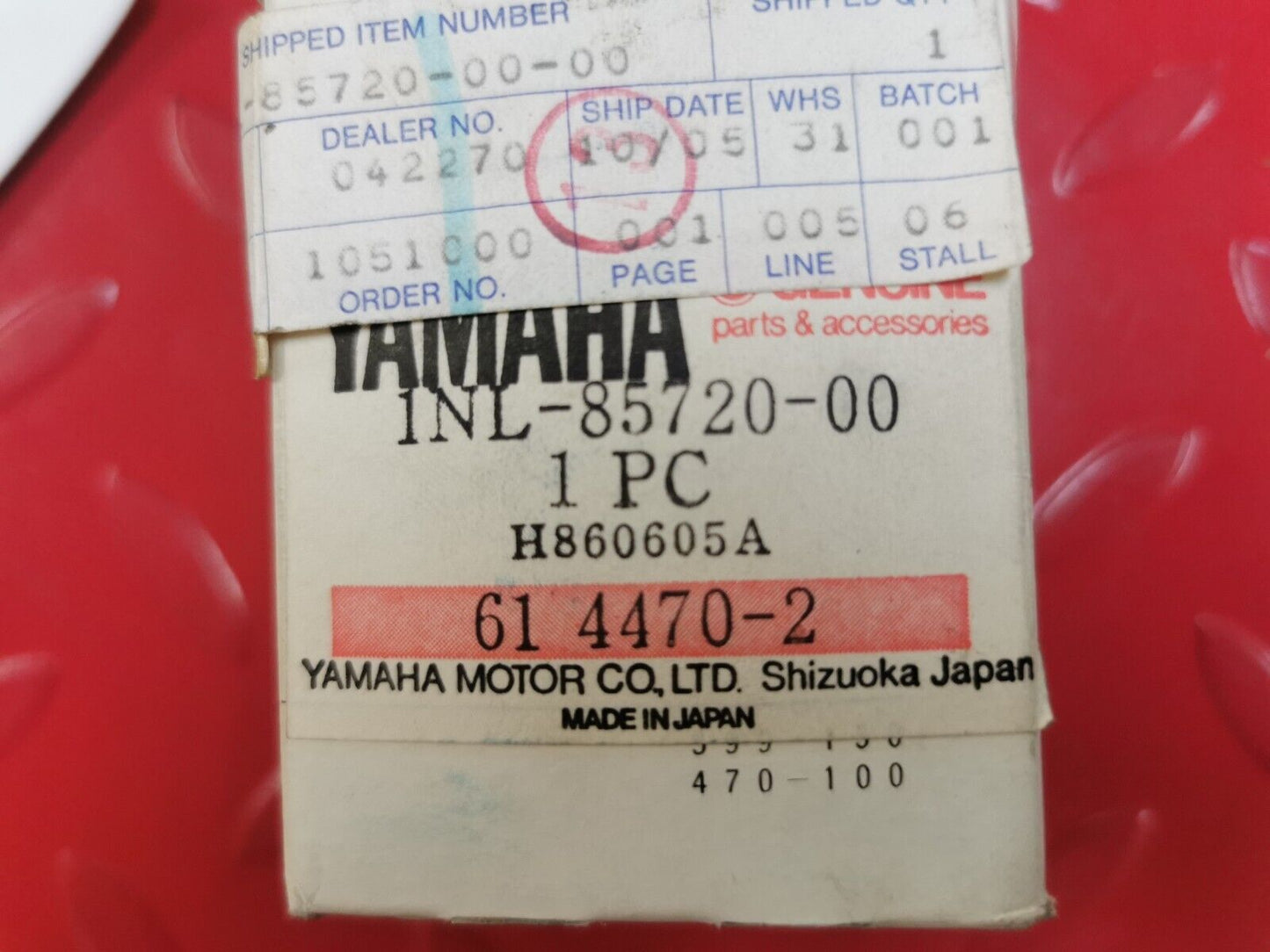 NOS YAMAHA XV920 XVZ12DKC2C OIL LEVEL GAUGE ASSEMBLY 1NL-85720-00-00 Y14