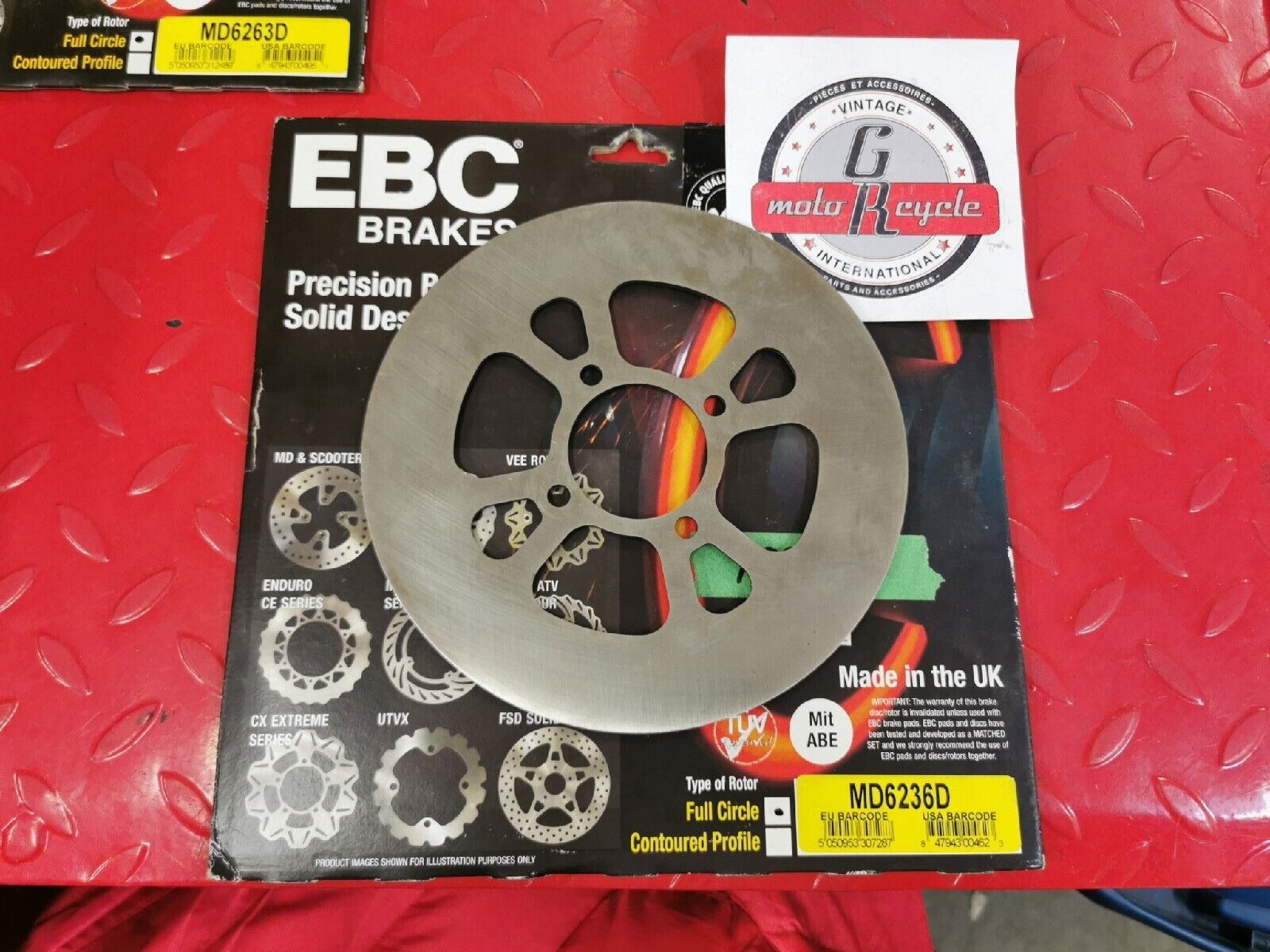 NOS EBC YAMAHA YFM 350  200MM REAR BRAKE DISC FITS  MD6236D  J12
