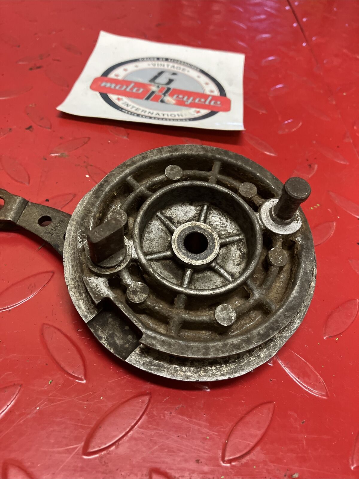 Kawasaki KDX80 1987 Front brake panel drum plate 1984 1985 1986 1988