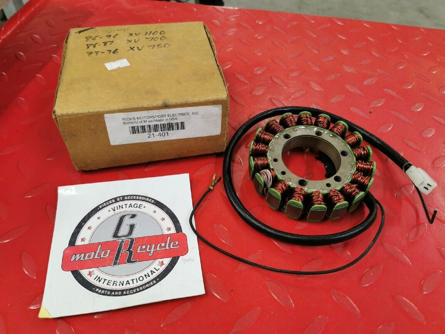NOS Rick's Motorsport YAMAHA XV1100  VIRAGO 1986 - 2000    STATOR   21-401  J10