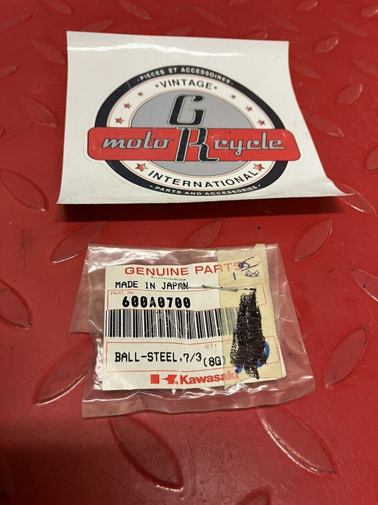 NOS KAWASAKI STEEL BALL 7/32 600A0700 K15