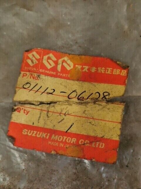 NOS SUZUKI A100 ALT125 ALT185 GS750B GS550C GS1100G BOLT 01112-06128 S54