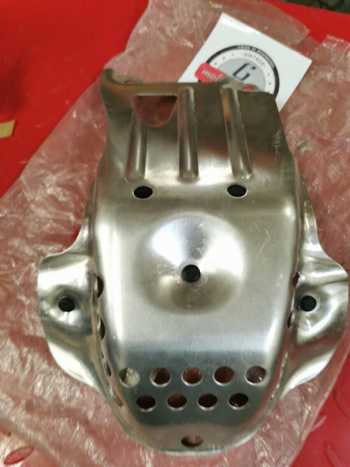 NOS HONDA XL250R 1985 - 1987 PLATE SKID ENGINE GUARD  50351-KL4-770  H41