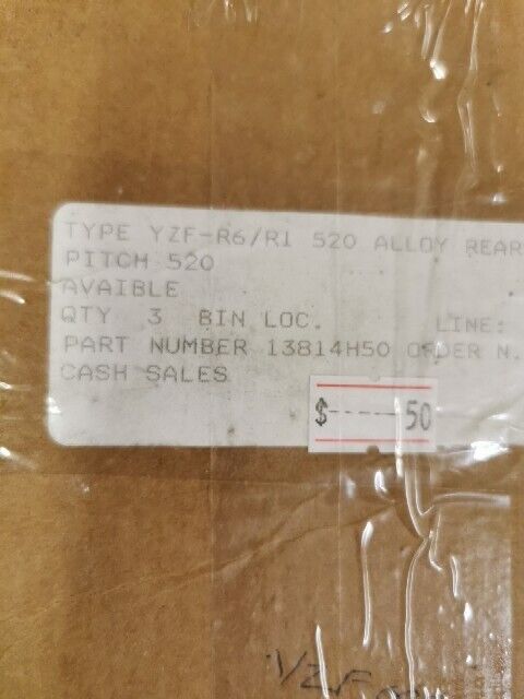 NOS DRIVE SYSTEMS YZF600 REAR SPROCKET 49T  486 49  J59