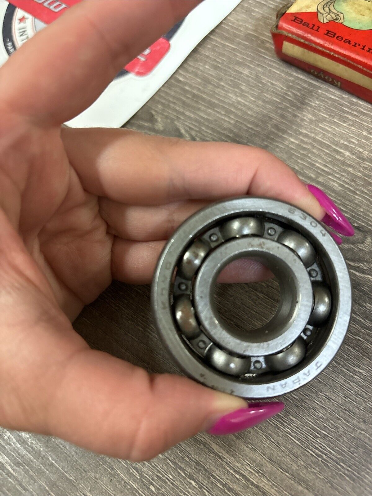 NOS KOYO BALL BEARING 51X18 6304 J62