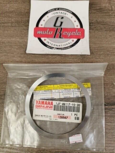 NOS YAMAHA XVS11ATVC V STAR 1100 SHIM RING GEAR 0.30T 1J7-46117-Y0-30 Y106