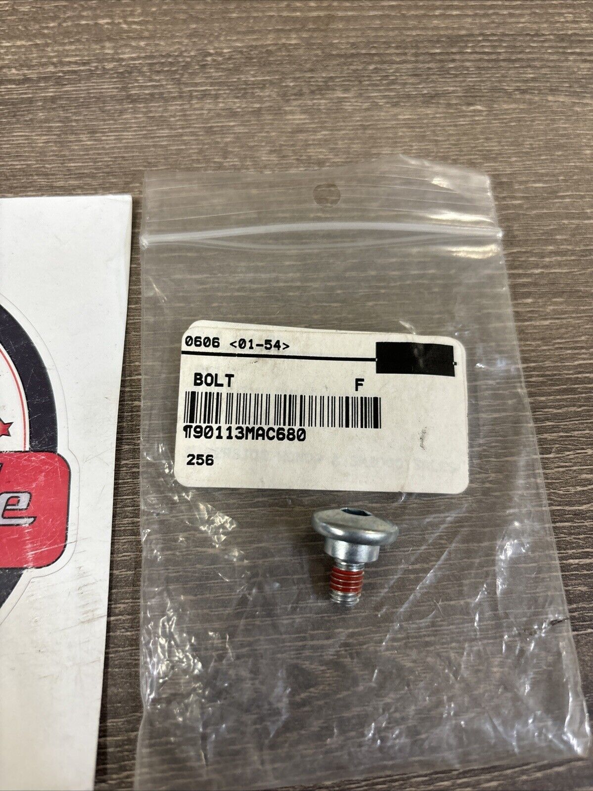 NOS Honda CR125R CR250R CR500R CR80R PROTECTOR BOLT 90113-MAC-680 H130