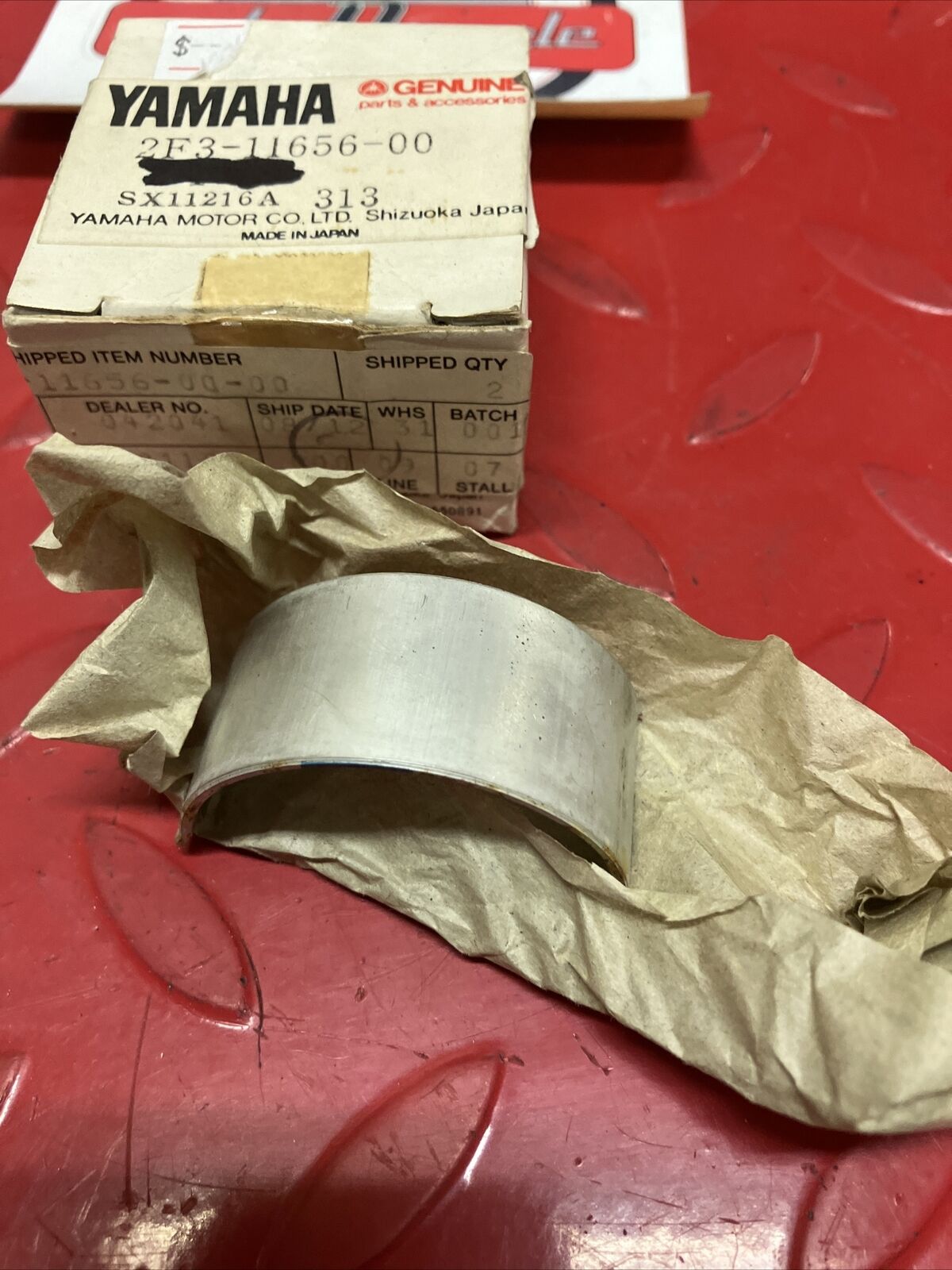 NOS YAMAHA PLANE BEARING 2F3-11656-00-00 SOLD EACH Y65