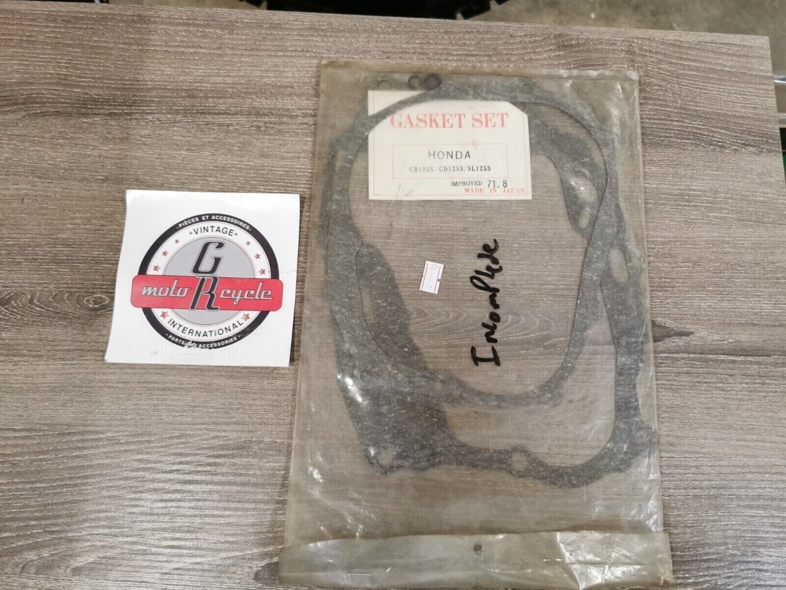 NOS HONDA CB125S CD125S SL125S INCOMPLETE GASKET SET  J28