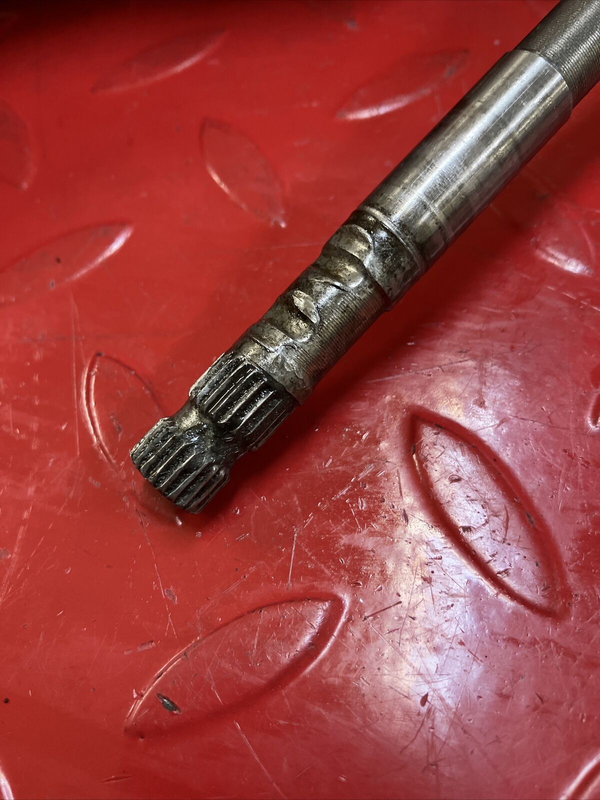 Suzuki RM125 1987 transmission gearshift gear shift shaf spindle