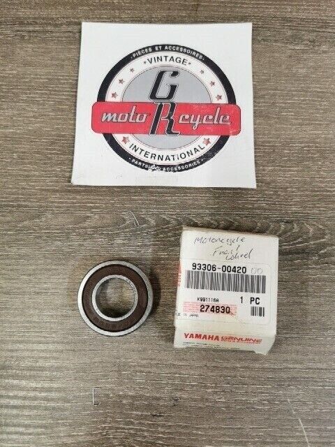 NOS YAMAHA XVZ1300TFS XV1600ATRC YZFR6 FJR1300A  BEARING 93306-00420-00 Y108