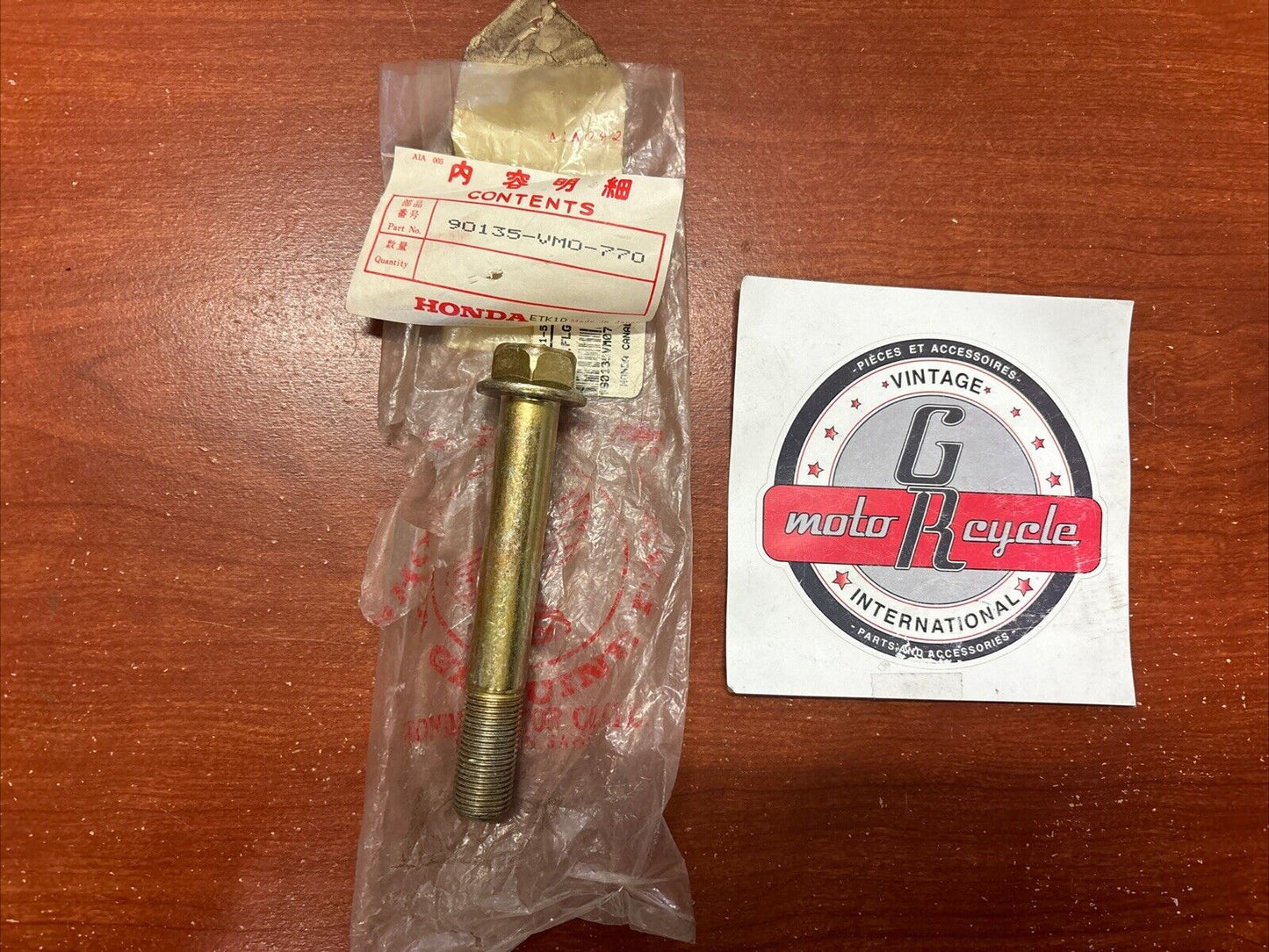 NOS Honda 1985 FL350R FLANGE BOLT 16X110 90135-VM0-770 H141