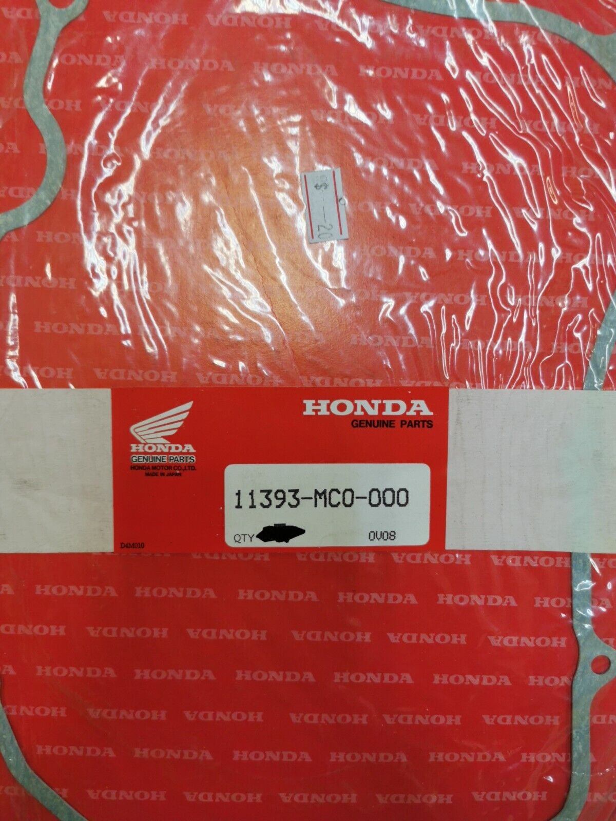 NOS Honda CB400 CM400 CB450 CM450 GASKET RIGHT CRANKCASE COVER 11393-MC0-000 H30