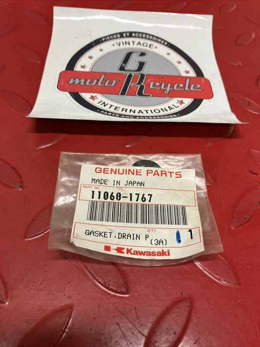 NEW NOS KAWASAKI DRAIN PLUG GASKET 11060-1767 K13