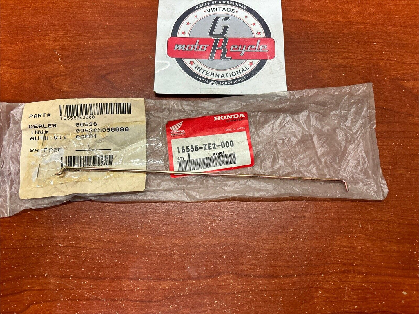 NOS Honda GX240 GX270 GOVERNOR ROD 16555-ZE2-000 H178
