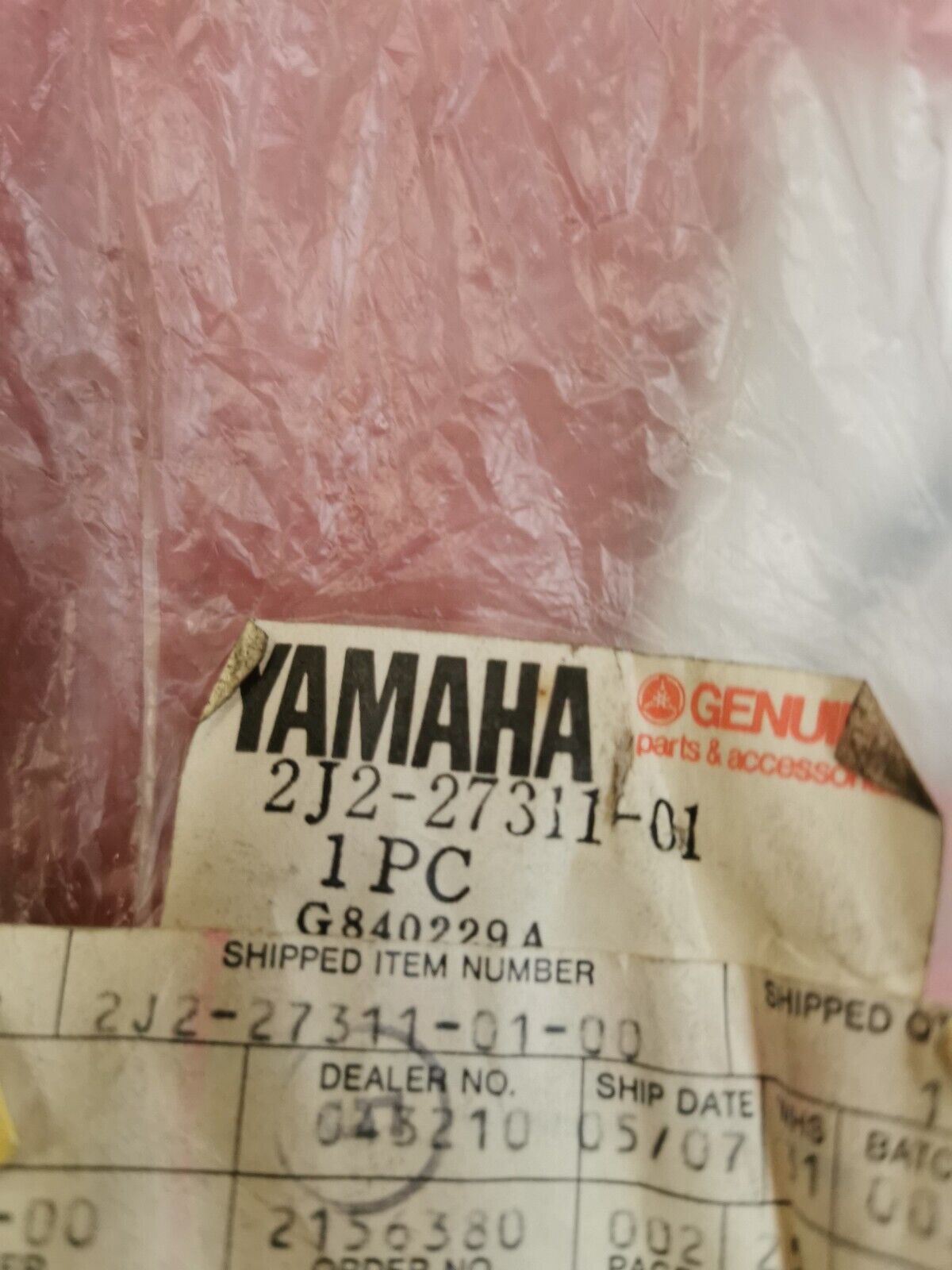 NOS YAMAHA SR500 kickstand kick side stand 2J2-27311-01 1JN-27311-00-00 Y13