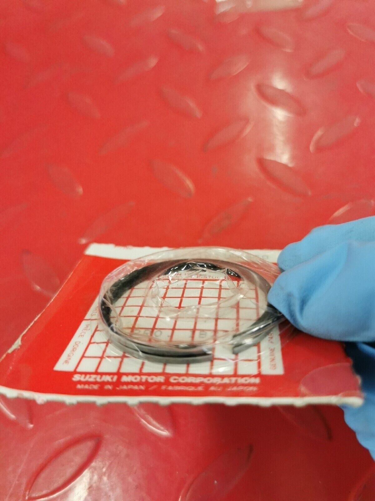 NOS SUZUKI OVERSIZE PISTON RINGS 12140-46110-050 S11