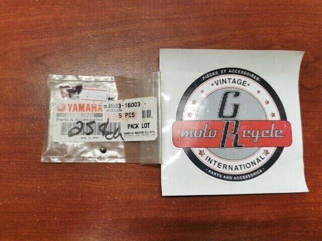 NOS Yamaha YFS200 YFM125 TY80 DT100 DT125 YZ80 BALL 93503-16003-00 Y102