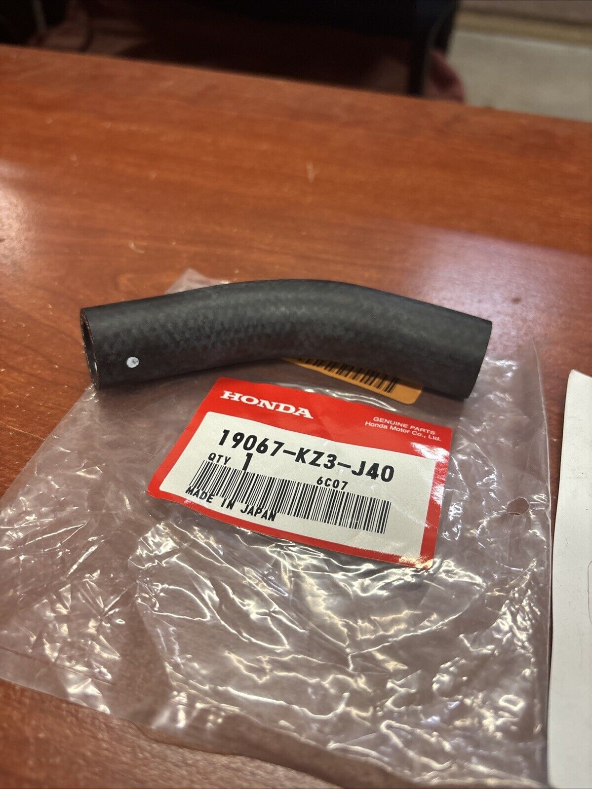 NOS Honda 2002 - 2007 CR250R WATER HOSE (D) 19067-KZ3-J40 H143