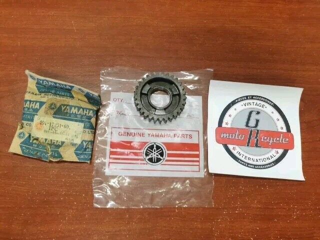 NOS Yamaha DT2MX MX250 MX360 MX360 RT2MXP 3RD WHEEL GEAR 291-17231-60-00 Y153