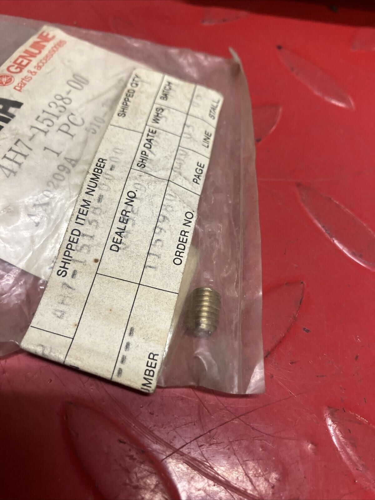 NOS YAMAHA NOZZLE 4H7-15138-00-00 SUB BY 4KM-13572-00-00 Y65