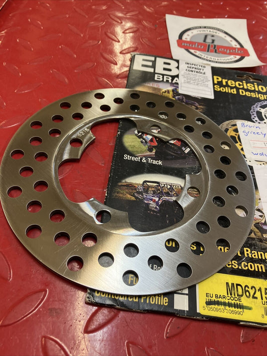 NOS Yamaha YFM250 YMF350 YFM400 YFM450 brake disk rotor EBC MD6215D J1