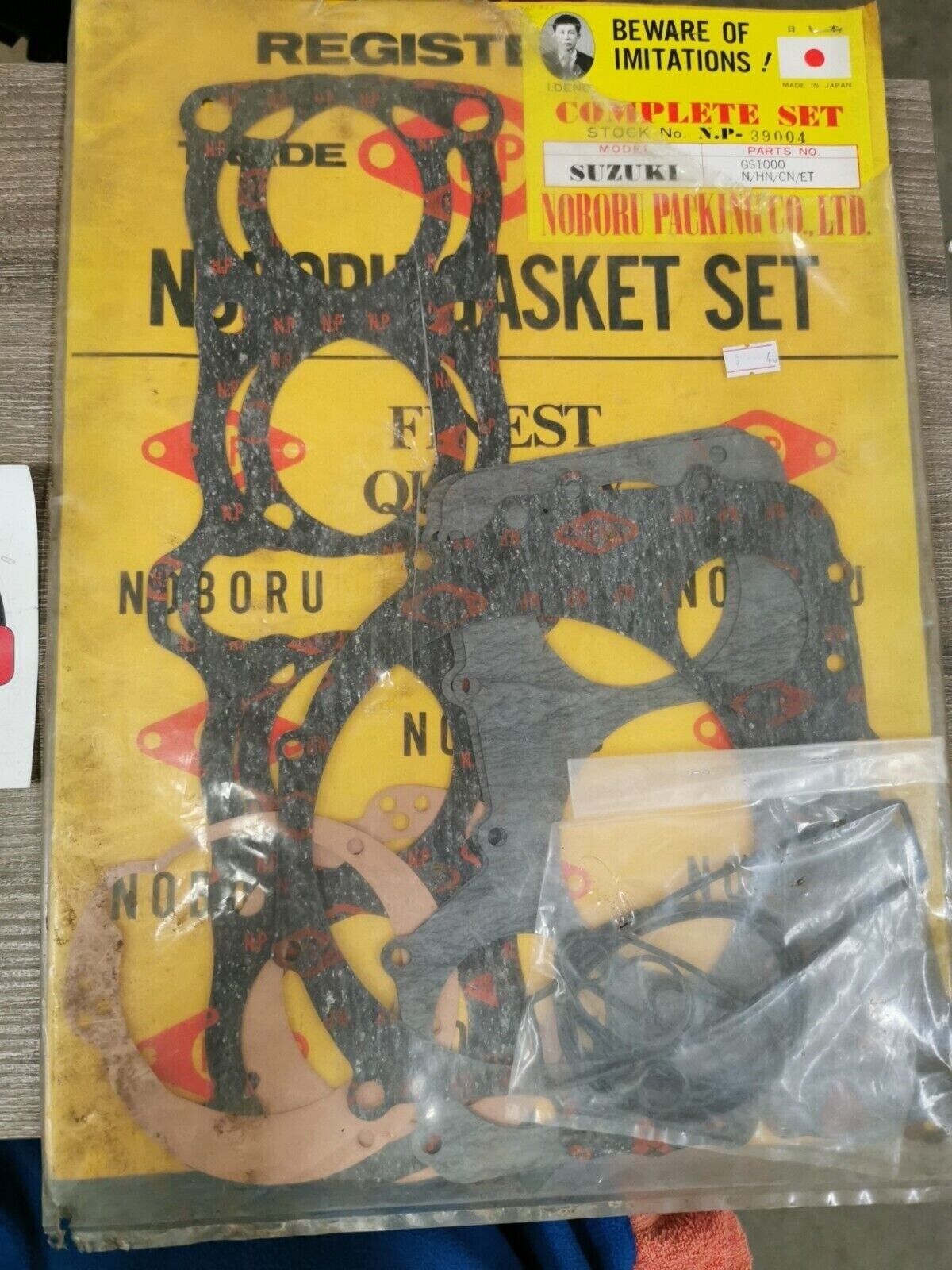 NOS NOBORU NP SUZUKI GS1000N GS1000HN INCOMPLETE GASKET KIT SET NP-39004 J46