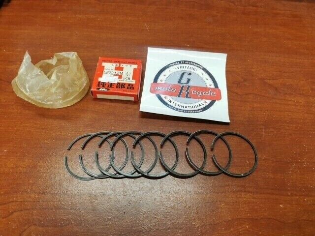 NOS Honda C72 CA72 PISTON RING SET 0.25 CB721-364-S1BCR SUB. 13023-268-000 H78