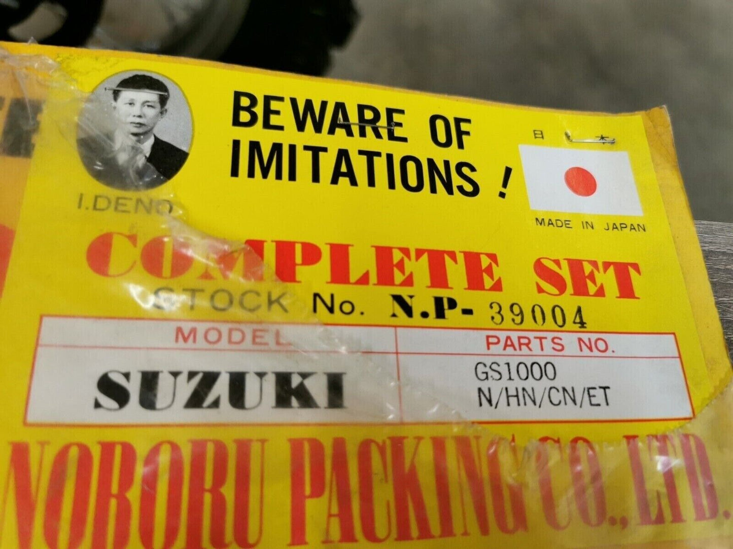 NOS NOBORU NP SUZUKI GS1000N GS1000HN INCOMPLETE GASKET KIT SET NP-39004 J46