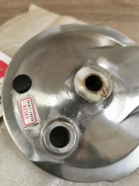 NOS YAMAHA FS1 FS1DX 1979 1980 BRAKE SHOE PLATE ASSY 355-25026-00-38 Y147