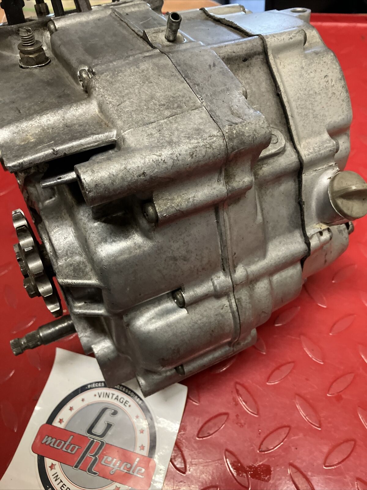 Honda TL125 K1 1974 engine motor bottom end crankcase transmission crankshaft