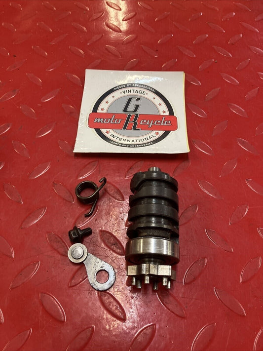 Yamaha DT200 1984 gearshift gear shift cam drum actuator arm center spring