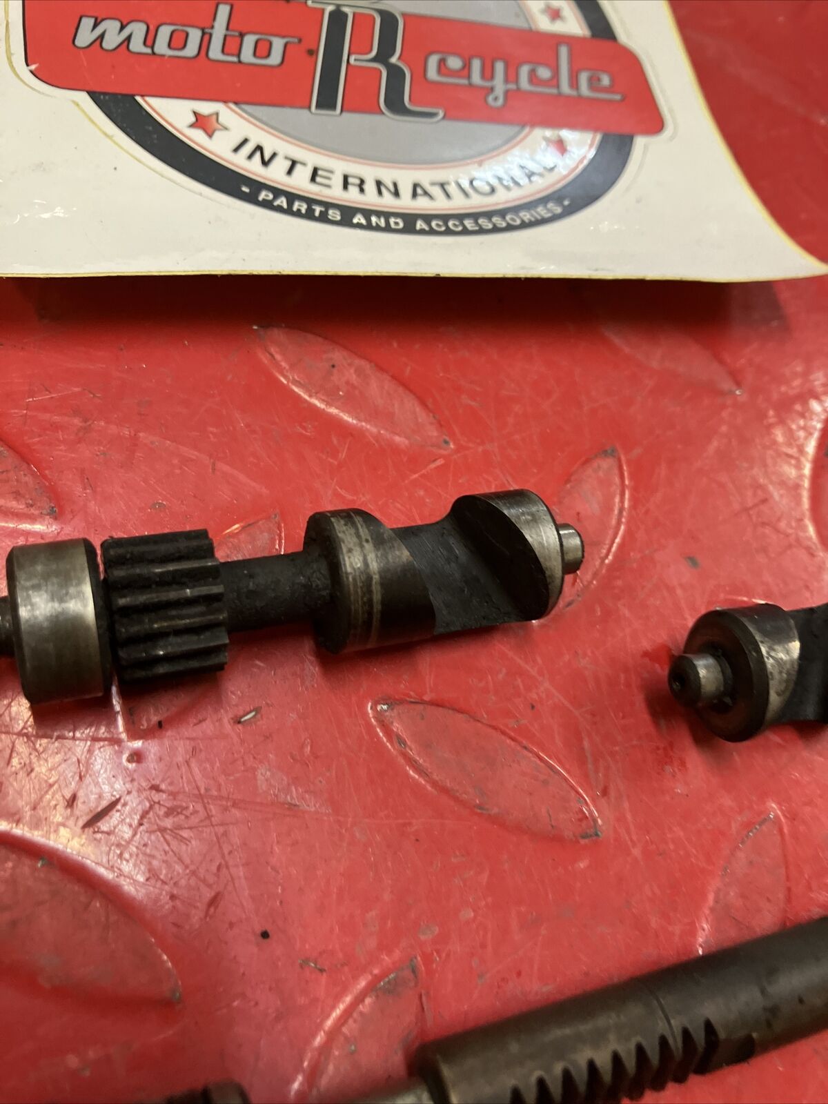 Kawasaki KDX200 1986 exhaust power valve shaft 12005-1086 12005-1087 1987 1988