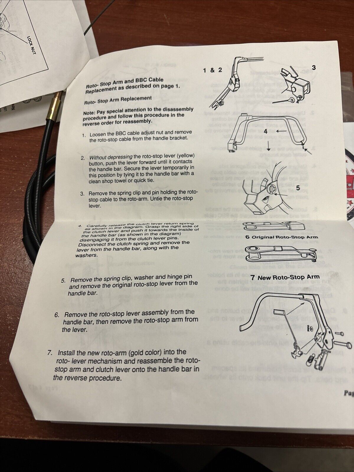 NOS Honda HRM215K3 HRB215K3 RECALL KIT 54530-VE2-M11 75130-VE1-L10 H160