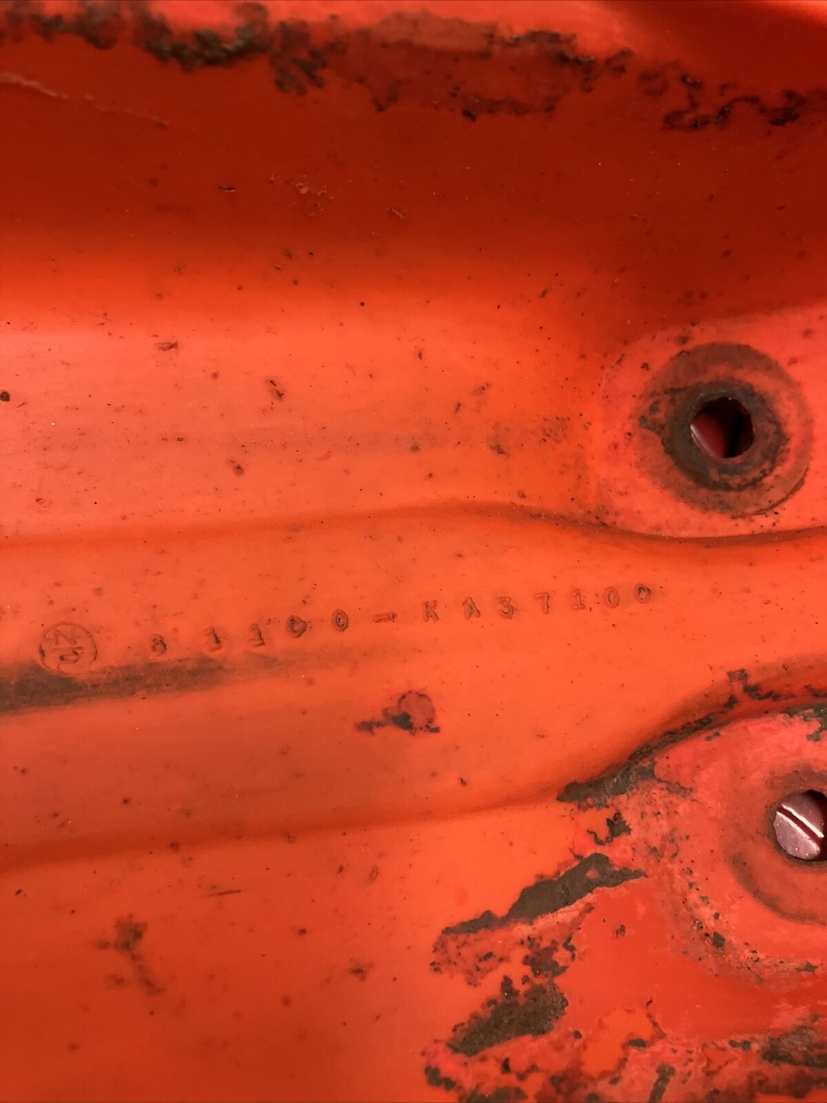 Honda CR250R 1984 front fender plastic fairing CR125R CR500R 61100-KA3-730ZA 2